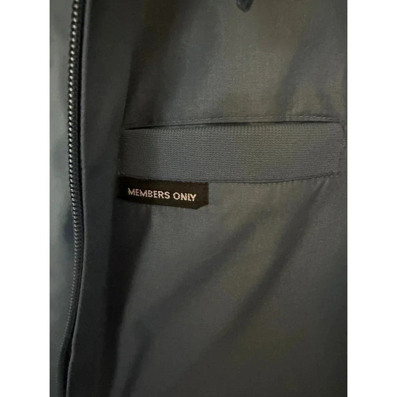 Vintage Members Only Men's Gray Cafe Racer Classic 1980s Y2K Jacket Size 42L - Picture 2 of 5